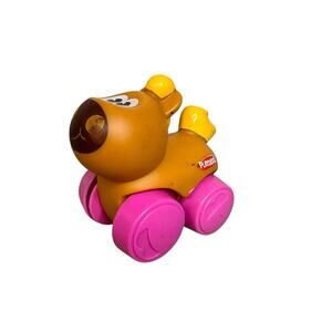 PLAYSKOOL Toy Wheeled HORSE Brown 2009 Hasbro